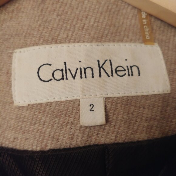 Calvin Klein wool blend women's coat size 2 - Picture 5 of 16